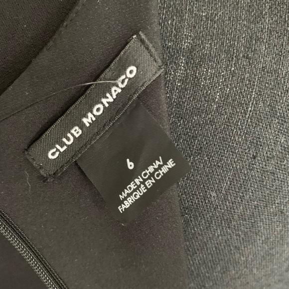 Club Monaco black dress with cutout - Picture 7 of 7